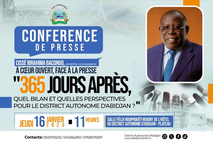 Conférence de presse Cissé Ibrahima Bacongo : 