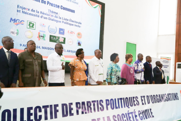 Révision liste électorale, l'opposition ivoirienne hausse le ton © Crédit photo DR