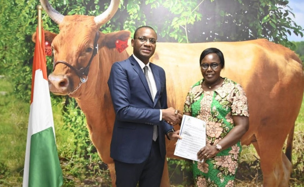 Création des Organisations Interprofessionnelles Agricoles en Côte d'Ivoire © Crédit photo Sercom Gouvernement ivoirien