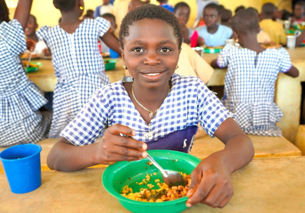 Les cantines scolaires transforment la donne en Côte d'Ivoire © Crédit photo Sercom Gouvernement ivoirien