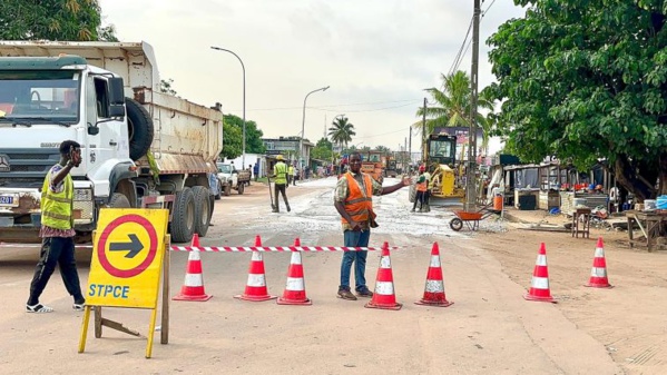 Fermeture de route Abidjan © Crédit photo DR