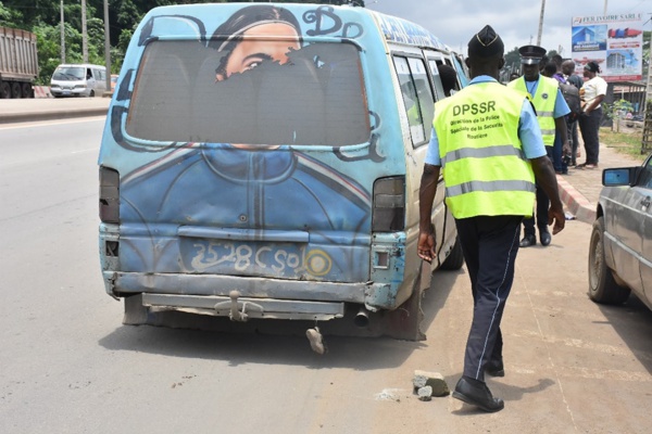 Opération contrôle routier Abidjan © Crédit photo DR