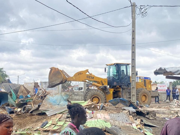 La démolition à Abobo Akeikoi  © Crédit photo DR