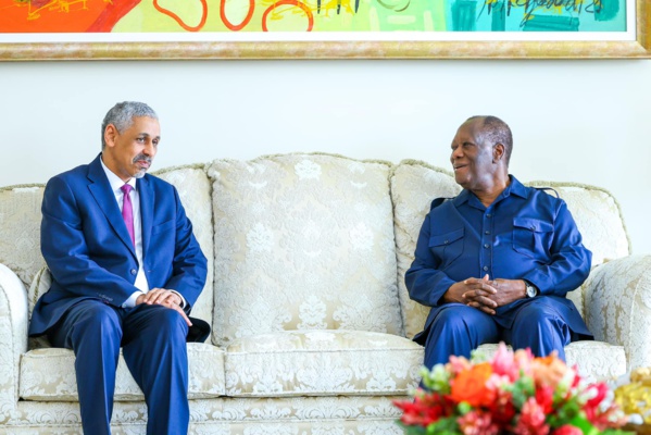 Rencontre Alassane Ouattara - Sidi Ould Tah : la BADEA promet plus de financements pour Abidjan