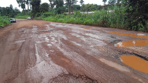 Axe Man-Biankouma : 38 km de route dégradée inquiètent les usagers