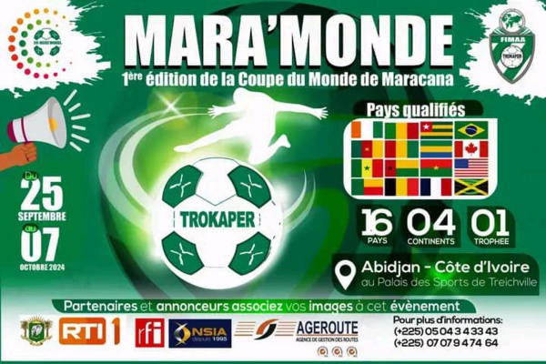 Calendrier Mara'Monde 2024 : 13 jours de compétition en Côte d'Ivoire