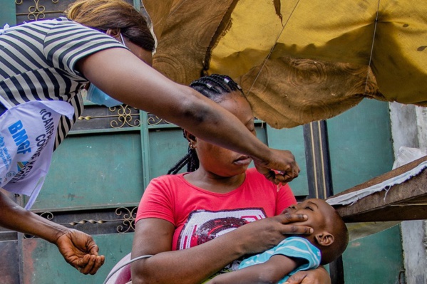 Vaccination polio Côte d'Ivoire © Crédit photo DR