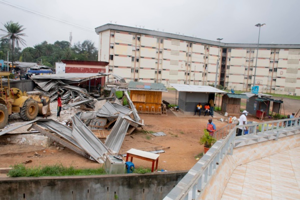 Cité Mermoz, les occupants illégaux expulsés © Crédit photo DR