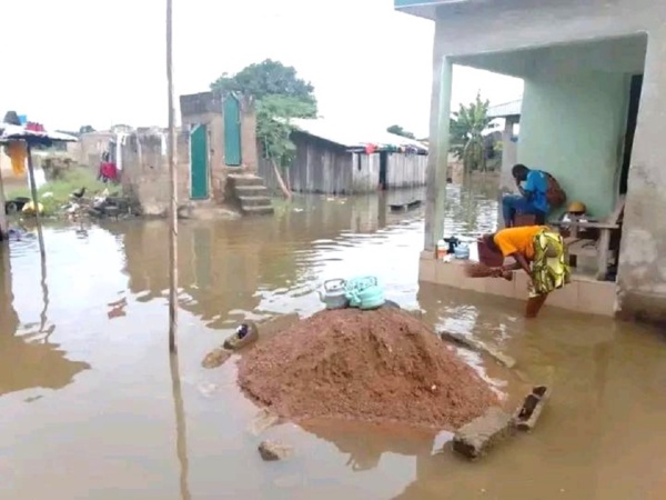 Inondation à Badaladougou © Crédit photo DR