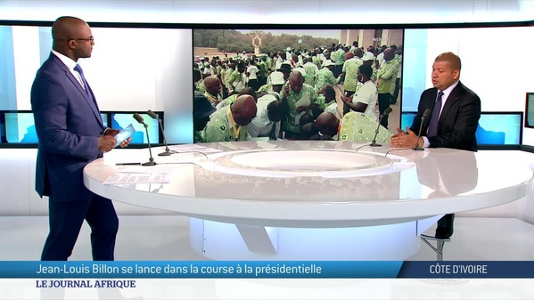 Billon défend sa candidature présidentielle 2025 sur TV5 Monde © Crédit photo DR