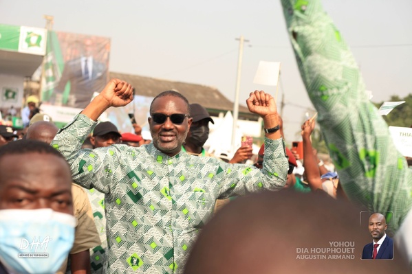 À Aboisso, Tidjane Thiam présente sa vision pour le PDCI et la Côte d'Ivoire © Crédit photo DR