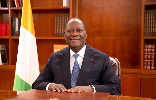 Message à la Nation du 31 décembre 2024 d'Alassane Ouattara © Crédit photo Sercom Présidence ivoirienne