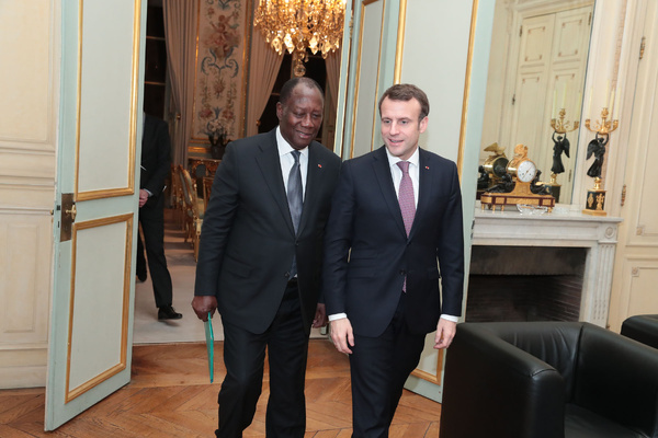 Le désaccord entre Alassane Ouattara et Emmanuel Macron sur le retrait des forces françaises © Crédit photo DR