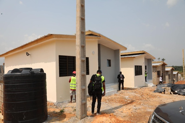 Le programme présidentiel de construction des logements sociaux avance à Akoupé-Zeudji et Attinguié © Crédit photo DR