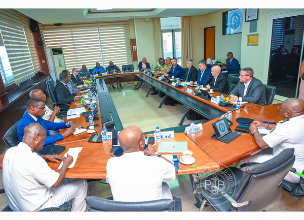 Des experts américains d'AFRICOM au Port d'Abidjan © Crédit photo DR