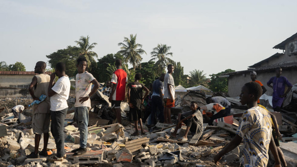 Destruction d'un marché clandestin de bétail à Yopougon © Crédit photo DR