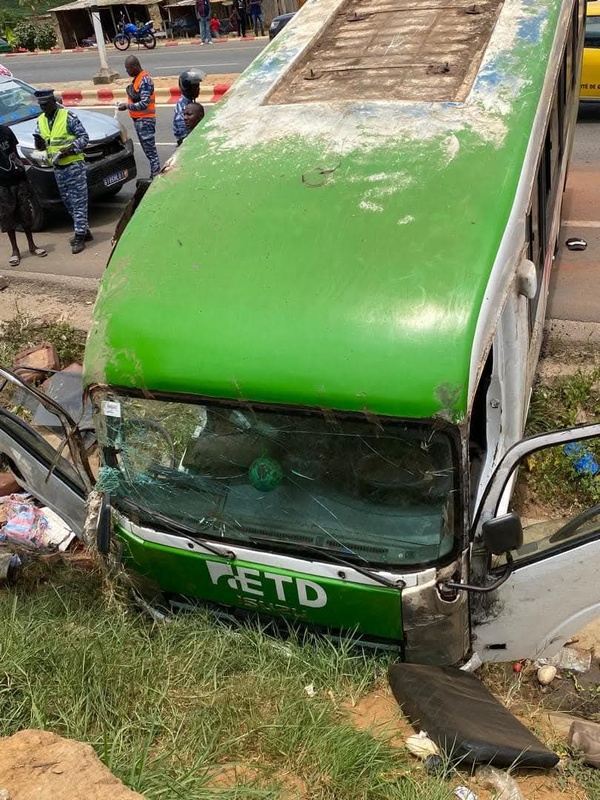 Accident de la route axe  Yopougon-Songon ce samedi  : 1 mort