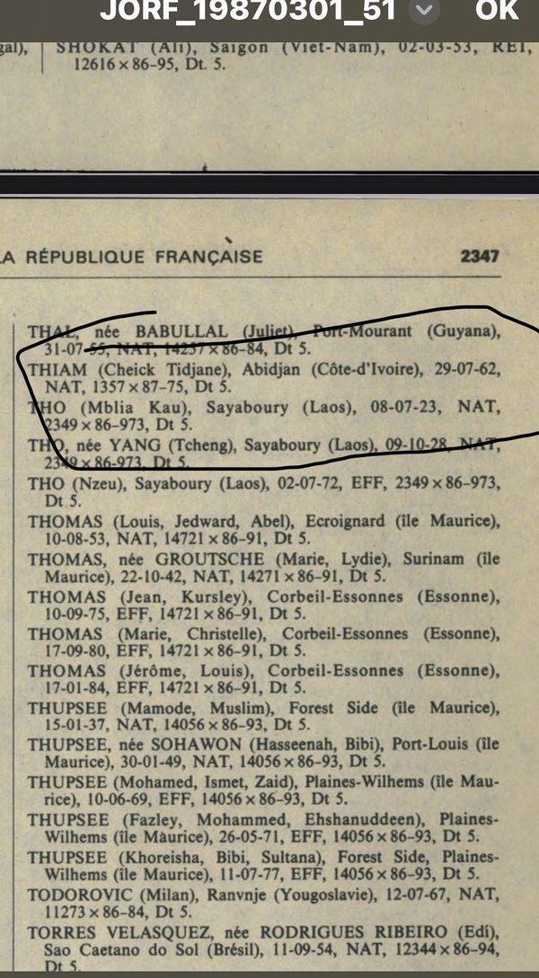 Tidjane Thiam : son décret naturalisation de 1987 relance le débat