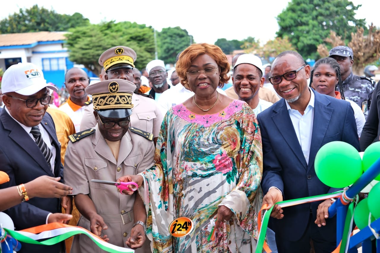 Nialé Kaba inaugure le bureau relais du FGA à Bondoukou © Crédit photo DR