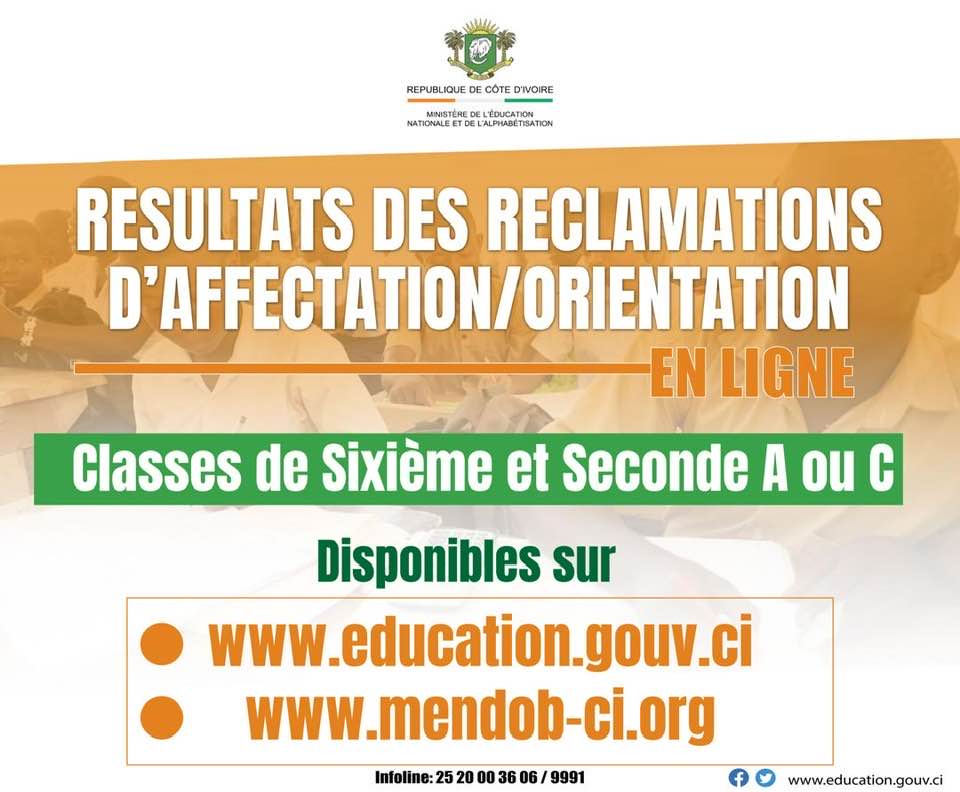 Résultats réclamations affectations 2024 en 6ème et 2nde © Crédit photo DR