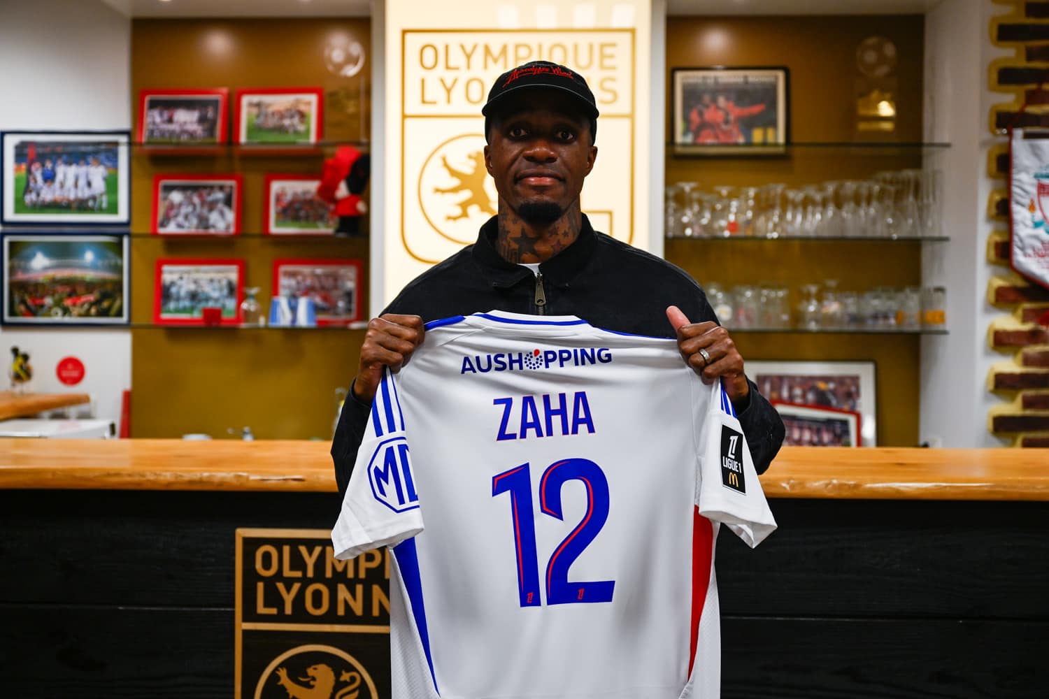 Wilfried Zaha rejoint Lyon en prêt © Crédit photo DR