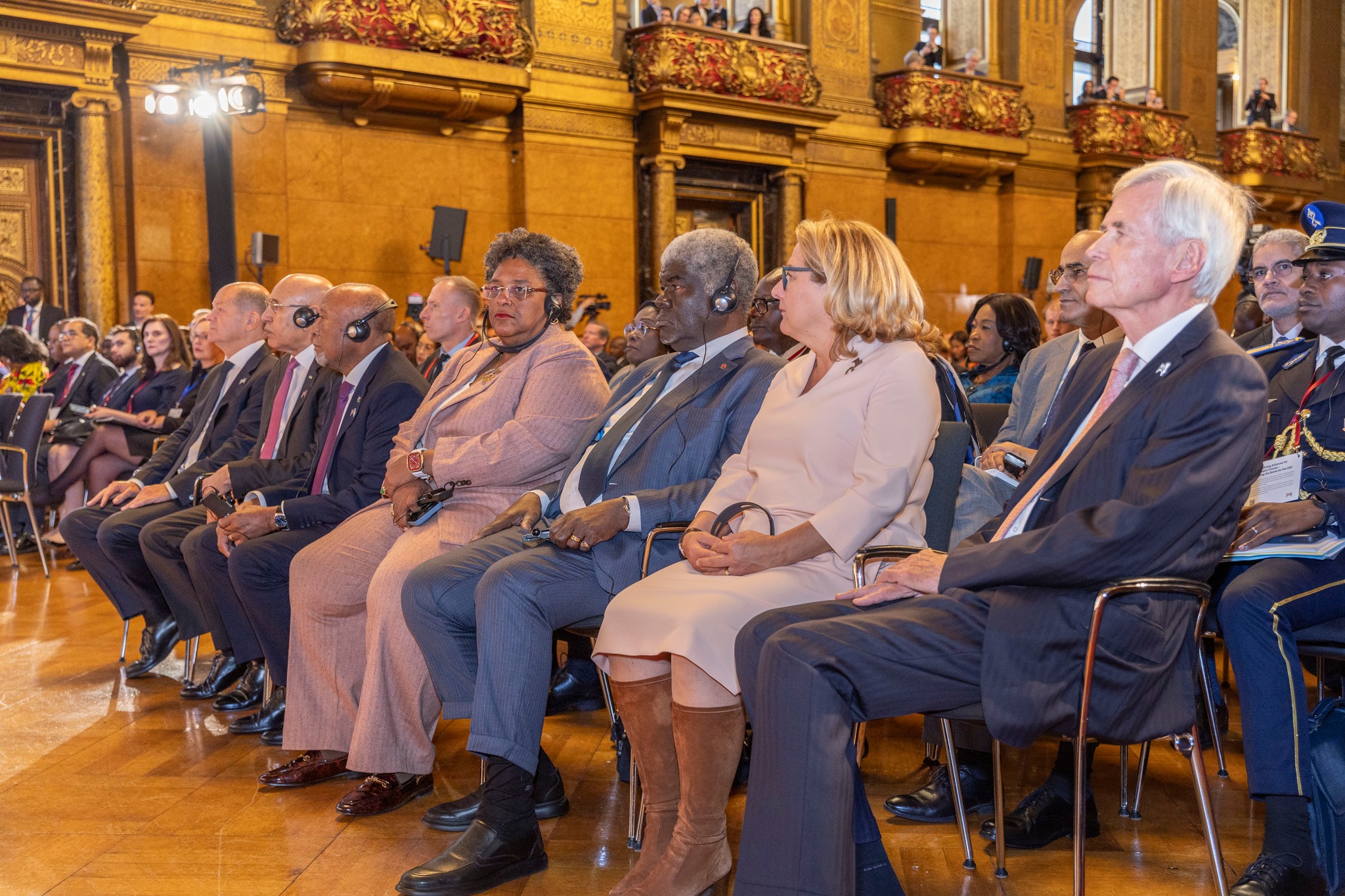 Le Premier Ministre Beugré Mambé lors de la Conférence HSC 2024 de Hambourg le 7 octobre © Crédit photo Sercom Gouvernement ivoirien