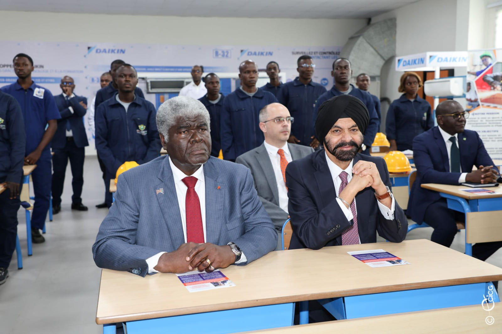 La Banque mondiale et l'AFD ont visité le lycée technique d'Abidjan avec le Premier Ministre ivoirien © Crédit photo DR