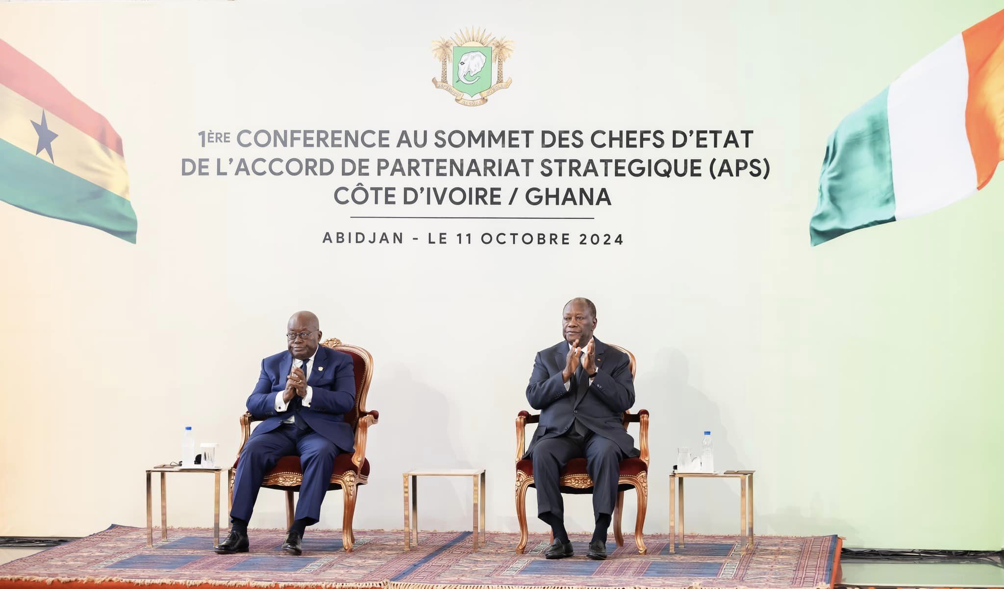 L'Eco-CEDEAO progresse grâce à l'impulsion de la Côte d'Ivoire et du Ghana © Crédit photo Sercom Présidence ivoirienne