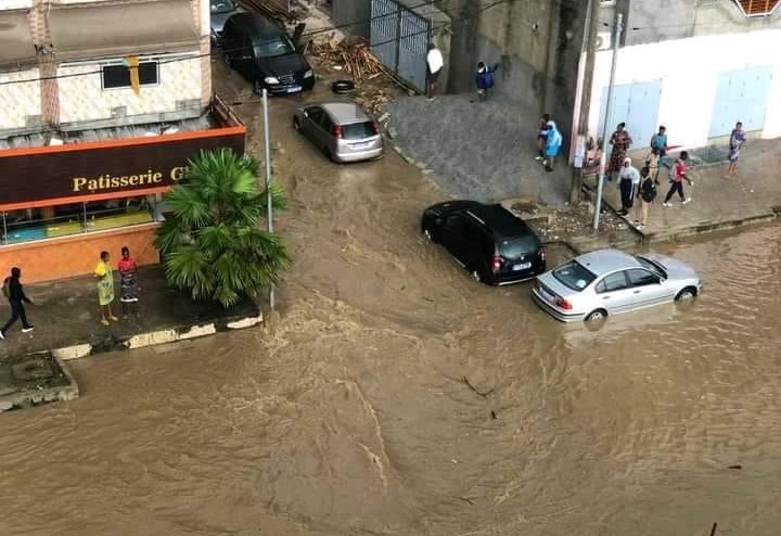 Cocody face à des inondations © Crédit photo DR