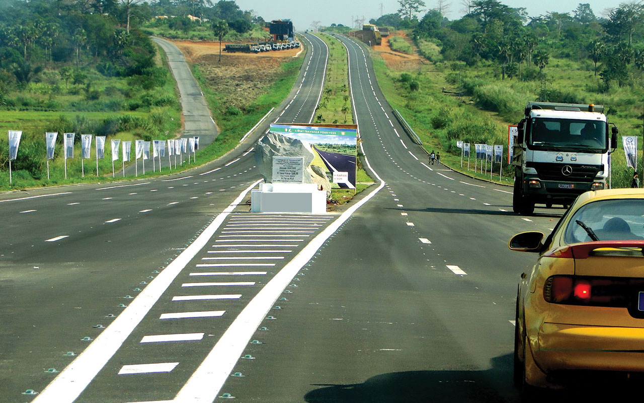 Infrastructures routières en Côte d'Ivoire © Crédit photo DR