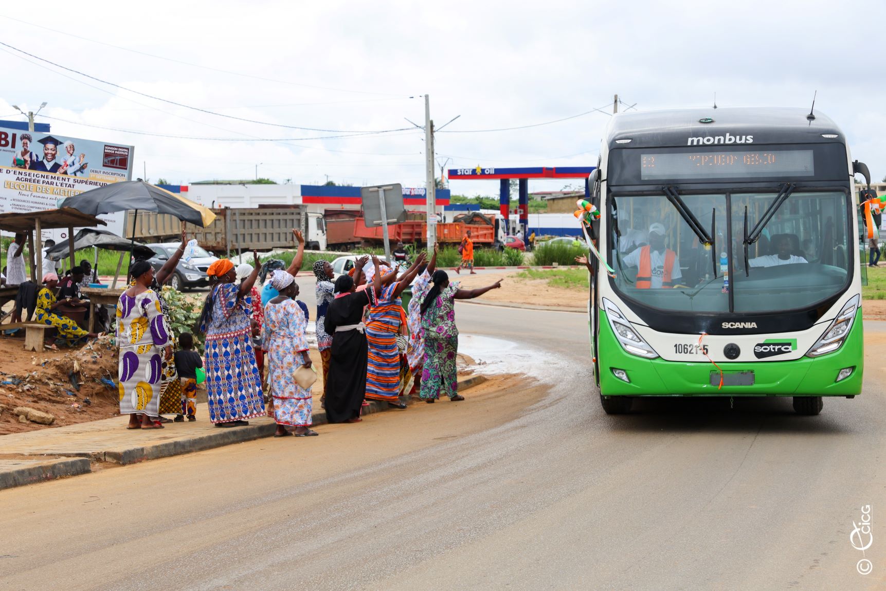 La SOTRA inaugure de nouvelles lignes à Songon © Crédit photo DR