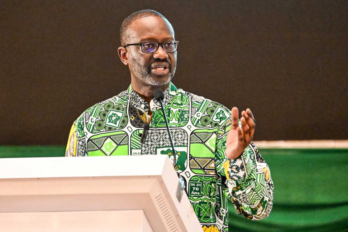 Tidjane Thiam à Yopougon,  "le 25 octobre 2025, on va compter les voix qui sont dans l'urne" © Crédit photo DR