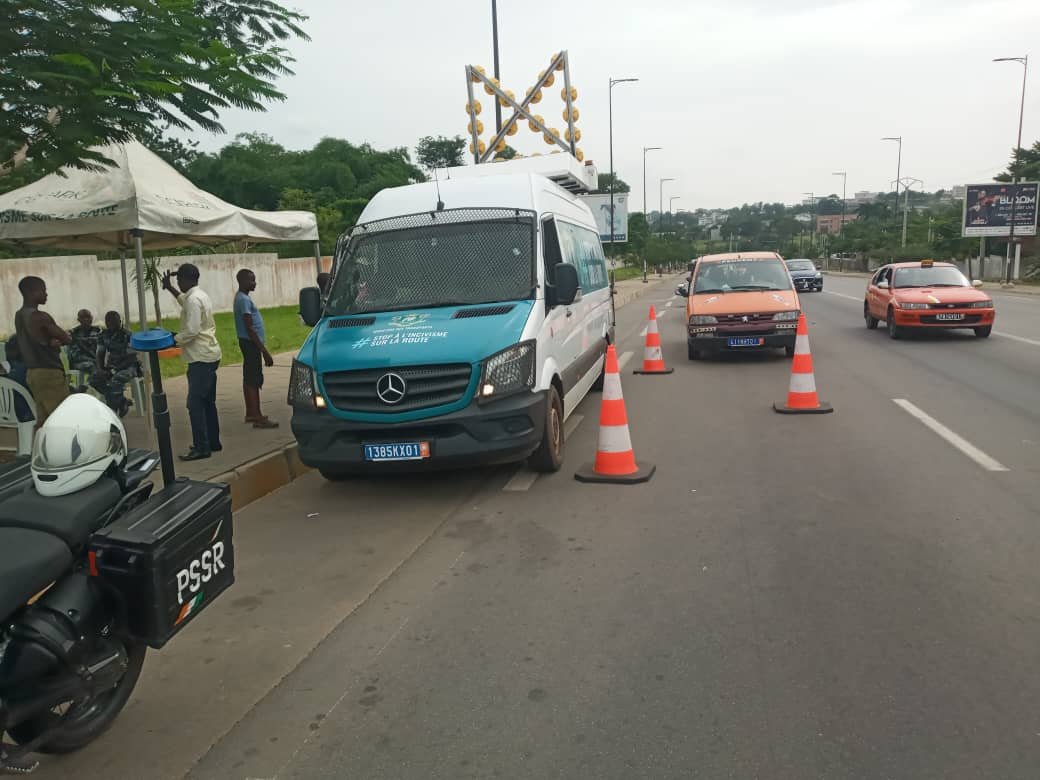 Sensibilisation routière en Côte d'Ivoire © Crédit photo DR