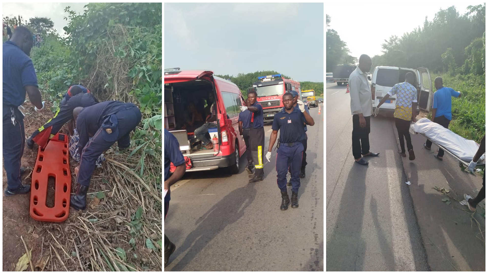 Accident à Yamoussoukro © Crédit photo DR