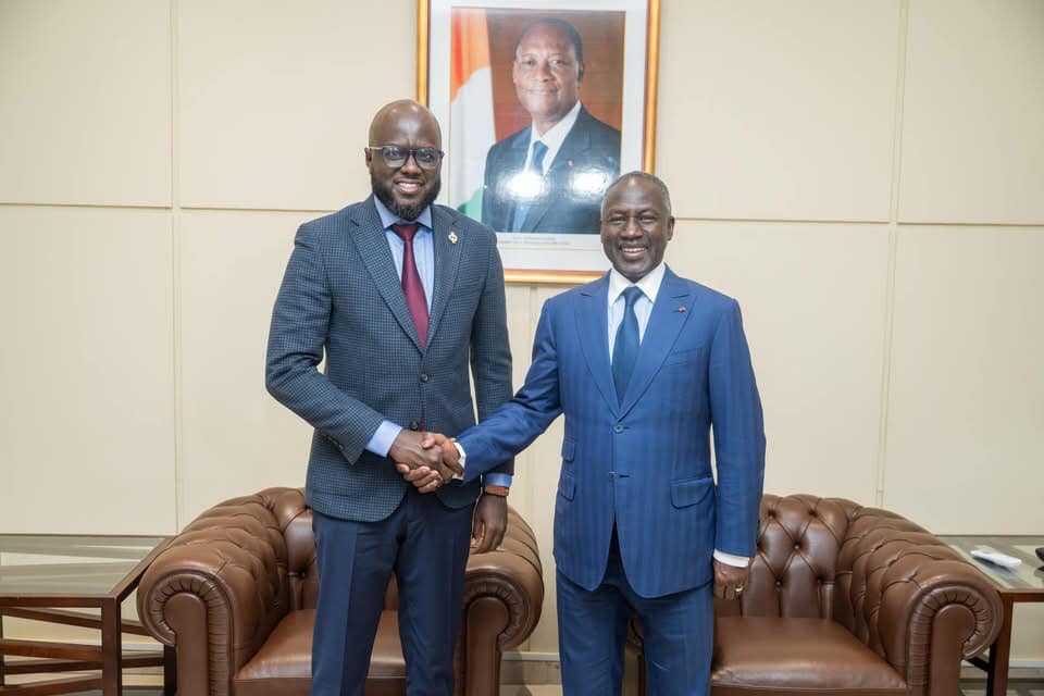 El Malick N'Diaye, président de l'Assemblée nationale du Sénégal à Abidjan © Crédit photo DR