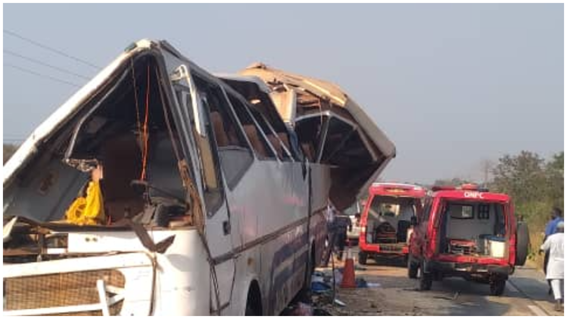 Accident sur l'axe Duékoué-Daloa ce 21 janvier  © Crédit photo DR