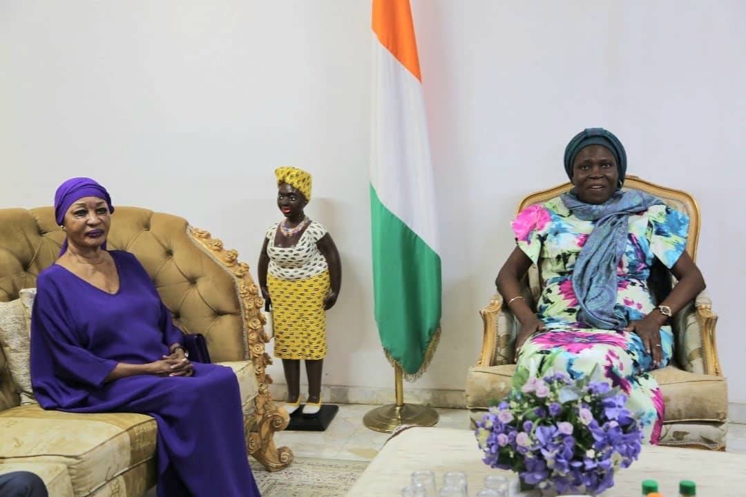 Henriette Bédié chez Simone Gbagbo © Crédit photo DR