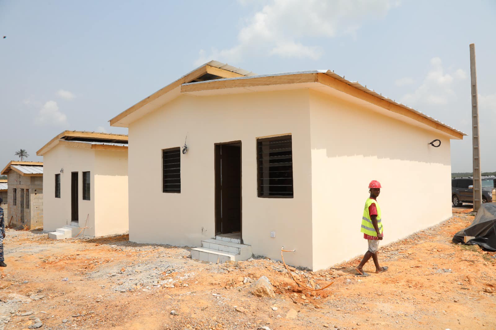 Le programme présidentiel de construction des logements sociaux avance à Akoupé-Zeudji et Attinguié © Crédit photo DR