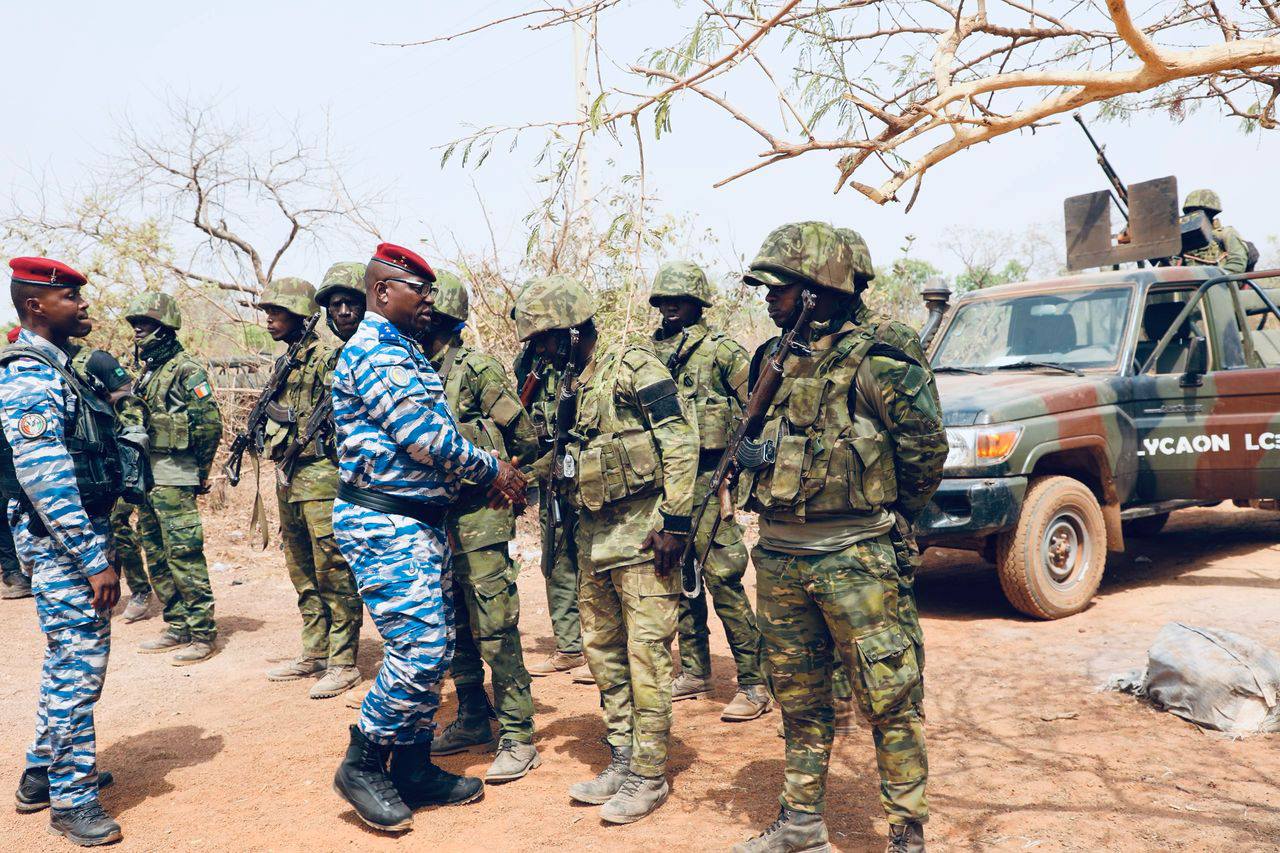 Le Général Apalo Touré en mission dans le Nord ivoirien © Crédit photo DR