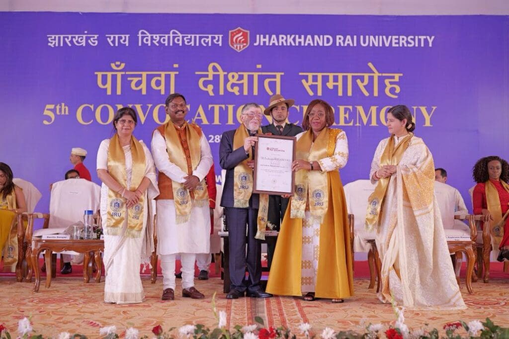 L'Ivoirienne Euphrasie Kouassi Yao distinguée en Inde par l'Université Jharkhand Rai © Crédit photo DR