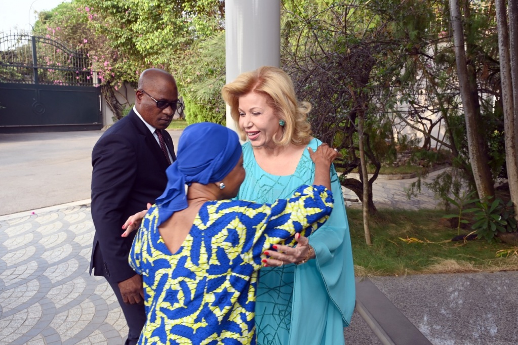 Henriette Bédié et Dominique Ouattara