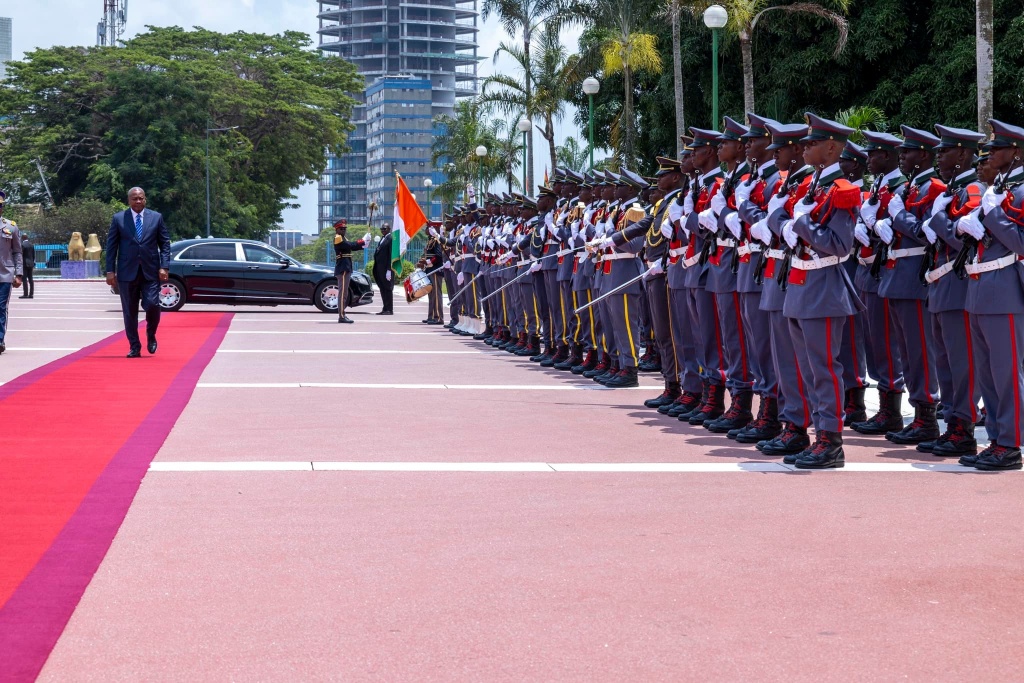 Le Président John Dramani Mahama à Abidjan