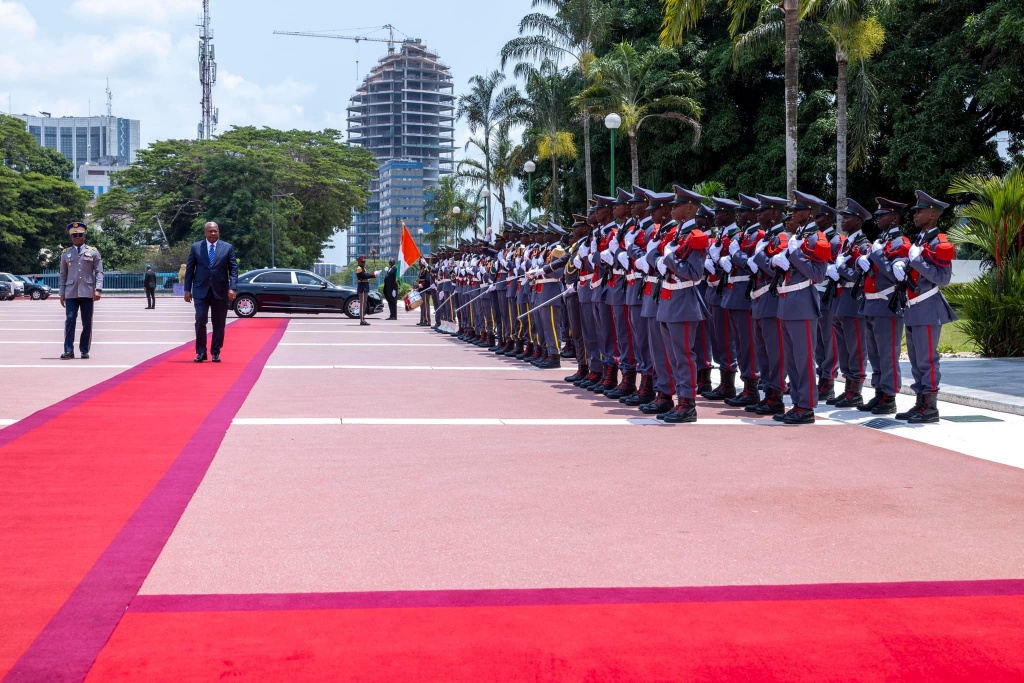 John Dramani Mahama à Abidjan